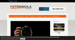 Desktop Screenshot of fotosiskola.hu