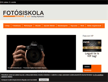 Tablet Screenshot of fotosiskola.hu